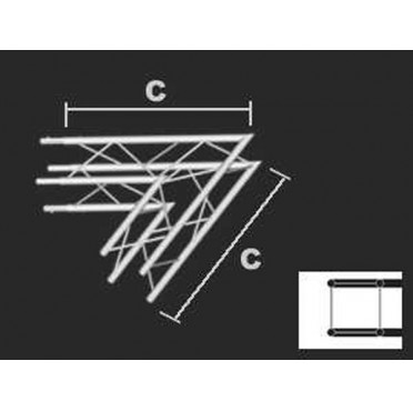 T100 4-PUNKT ECKE 2-WEG 60°