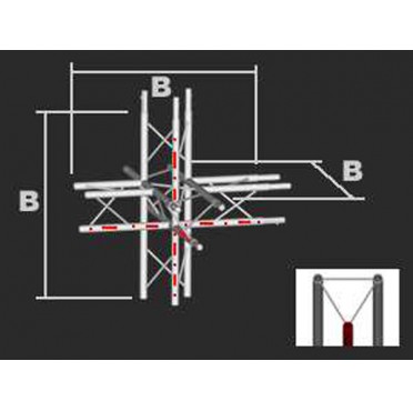 T100 3-PUNKT KREUZ 6-WEG