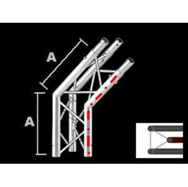 T200 3-PUNKT ECKE 2-WEG 135°