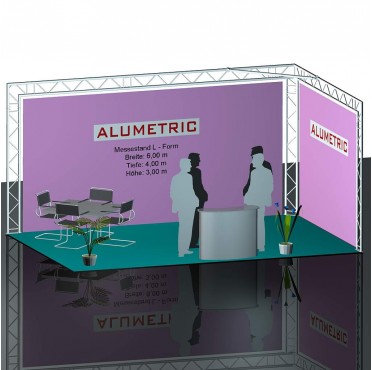 F32 MESSESTAND L-FORM