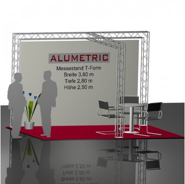 Q100 MESSESTAND T-FORM