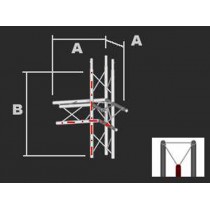 T100 3-PUNKT ECKE 4-WEG RECHTS