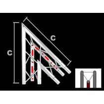 T200 3-PUNKT ECKE 2-WEG 45°