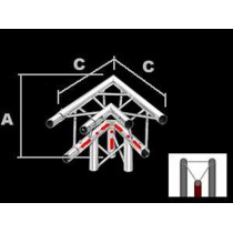 T200 3-PUNKT ECKE 3-WEG 45°