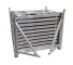 Stage Barrier Aluminium 108 cm mit Sicherheits Pla